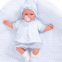 Кукла Айна в голубом, озвученная (детский лепет), 29 см