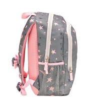 Рюкзак детский BELMIL KIDDY PLUS,  с боковыми карманами, 305-4/A/9 STAR HORS для девочки