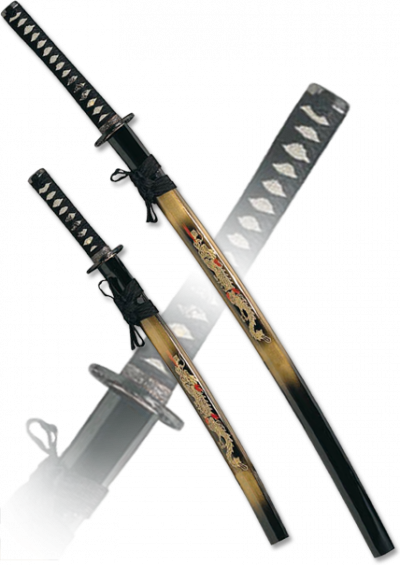 Набор самурайских мечей "Дракон Маки", 2 шт.