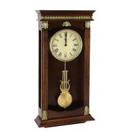 Часы настенные с маятником "Ампир", диаметр 15 см