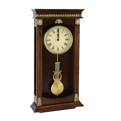 Часы настенные с маятником "Ампир", диаметр 15 см