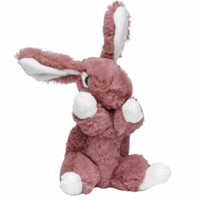 Мягкая игрушка Кролик темно-розовый 16 см