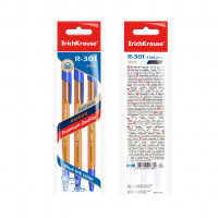 Ручка шариковая ErichKrause® R-301 Amber Stick 0.7, цвет чернил синий