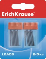 Набор грифелей для циркулей ErichKrause® 2.0 мм, HB (в блистере 2 контейнера по 5 шт.)