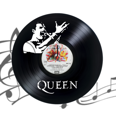 Часы виниловая грампластинка "Queen. Freddy Mercury"