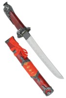 Японский нож Танто Красный Дракон