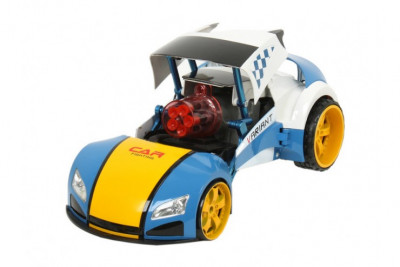 Радиоуправляемая машинка трансформер с ракетами / машинка на пульте управлени...