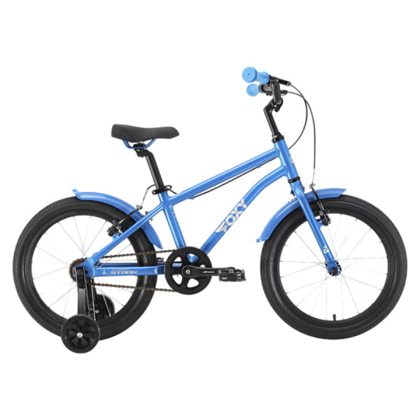 Детский велосипед Stark'22 Foxy Boy 18 голубой/серебристый HQ-0005149
