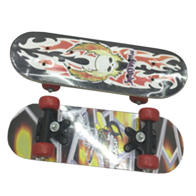 Скейтборд деревянный, PVC колеса без света 43х13 см
