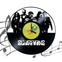 Часы виниловая грампластинка "Scorpions"