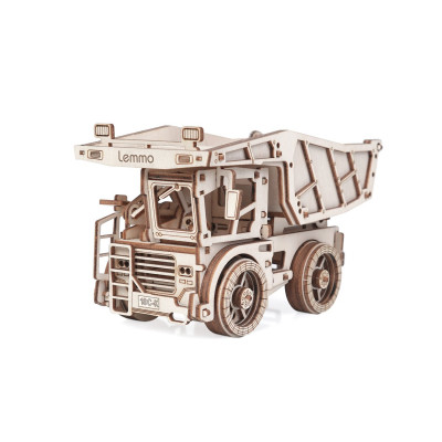 Деревянный конструктор Lemmo самосвал "Рекс", 99 деталей