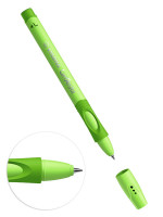 Шариковая ручка Stabilo Leftright для левшей, синие чернила, зеленый корпус, 1 шт