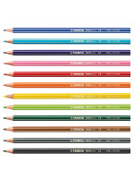 Набор цветных карандашей Stabilo Greencolors Arty 24 цвета, картонный футляр