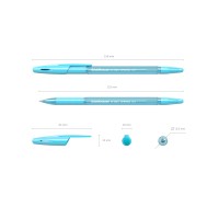 Ручка шариковая ErichKrause® R-301 Spring Stick&Grip 0.7, цвет чернил синий (в пакете по 4 шт.)