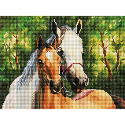 Алмазная мозаика Мать и дитя на раме