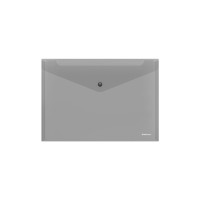 Папка-конверт на кнопке пластиковая ErichKrause® Glossy Classic, полупрозрачная, B5, ассорти (в пакете по 12 шт.)
