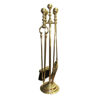 Каминный набор Бочча 4 предмета на подставке