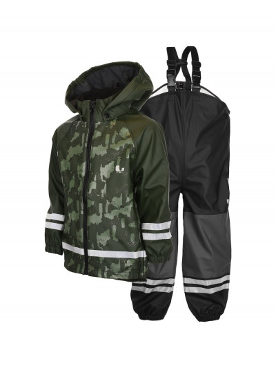 Комплект Lindberg: куртка и полукомбинезон, цвет зеленый