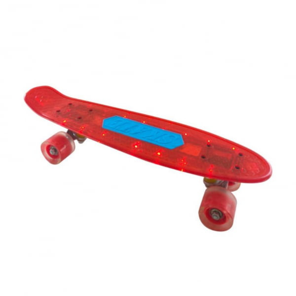 Скейт детский Navigator пластик, 56х15х11см, со световыми эффектами Т20014-15