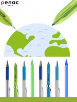 Ручка многофункциональная Ele-001 в светло-зеленом корпусе: 2 стержня синего и красного цвета 0,35 мм + механический карандаш 0,5 мм Нв, ластик