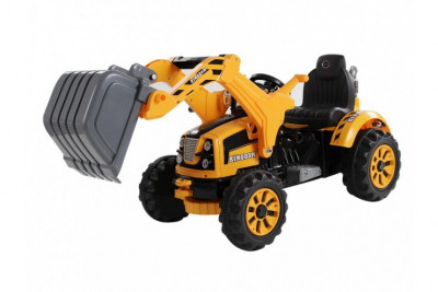 Детский электромобиль трактор с механическим ковшом