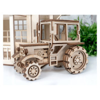 Деревянный конструктор Lemmo трактор, 73 детали