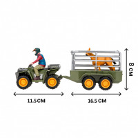 Набор фигурок серии "На ферме": Перевозка животных (машинка игрушка, фермер, лошадь)