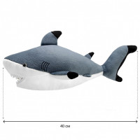 Мягкая игрушка Акула, 40 см