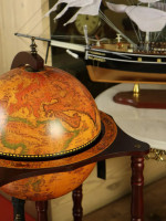 Глобус-бар "Квадрат" напольный, диаметр 33 см