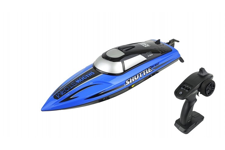 Радиоуправляемая игрушка катер Blue Shadow Storm (32 см, 25 км/ч) HM2008-голубой