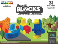 Набор кубиков People Blocks, 31 шт. + игровой коврик