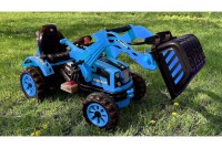 Детский электромобиль трактор с механическим ковшом