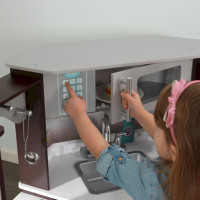 Большая детская игровая кухня Эспрессо-Интерактив, угловая