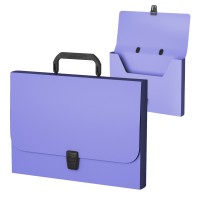 Портфель пластиковый ErichKrause® Matt Pastel, FC, фиолетовый (в пакете по  1шт.)