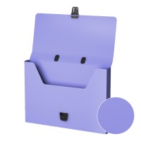 Портфель пластиковый ErichKrause® Matt Pastel, FC, фиолетовый (в пакете по  1шт.)