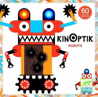 Пазл-аниматор Djeco «Робот», серия Киноптик