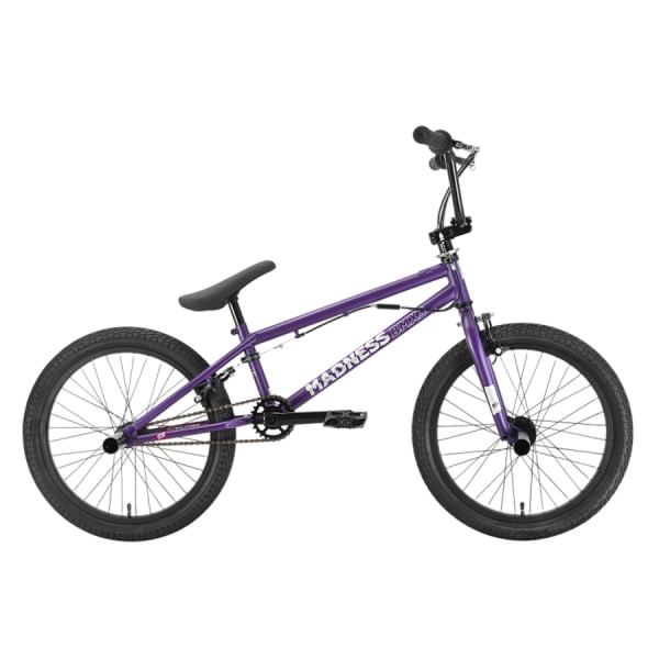 Велосипед Stark'22 Madness BMX 3 фиолетовый/серебристый HQ-0005125