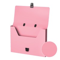Портфель пластиковый ErichKrause® Matt Pastel, FC, розовый (в пакете по  1шт.)