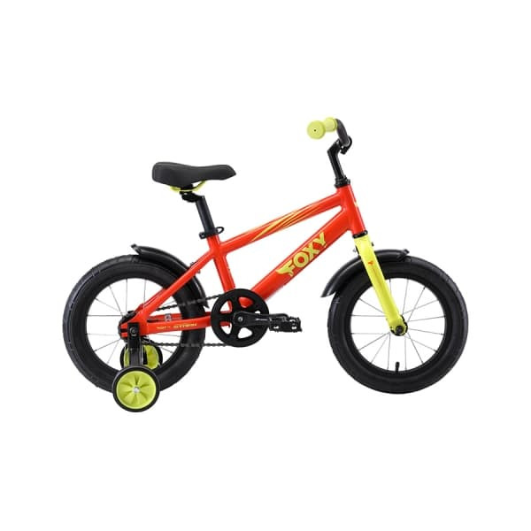 Детский велосипед Stark'19 Foxy 14 оранжевый/зелёный H000013948
