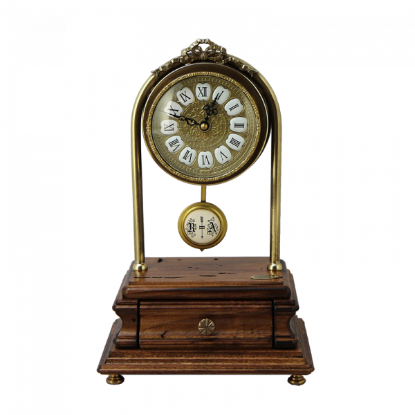 Часы настольные с маятником, размер 32x20x15 см, d 10