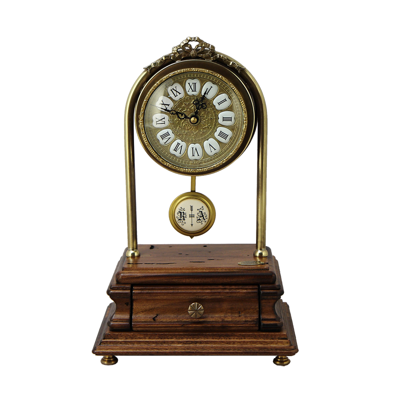 Часы настольные с маятником, размер 32x20x15 см, d 10
