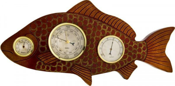 Метеостанция "Рыба", размер 21x43x5 см, Россия