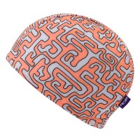 Детская шапка для плавания Лабиринт, оранжевая