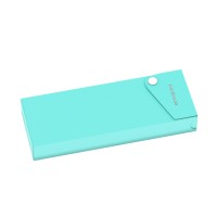 Пенал пластиковый ErichKrause® Matt Pastel Mint, мятный цвет 4 шт.