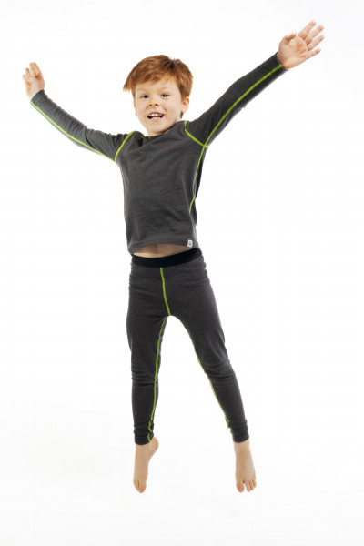 Комплект термобелья (фуфайка+кальсоны) с салатовым швом