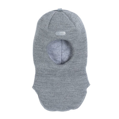 Шапка-шлем детский, цвет серый