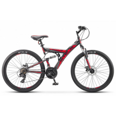 Велосипед гибрид Stels Focus 24" MD 18 sp V010 красный/чёрный (LU098194)