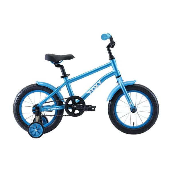 Детский велосипед Stark'20 Foxy 14 Boy голубой/белый H000016494