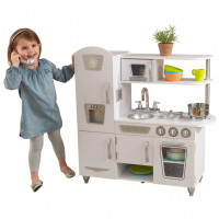 Детская игрушечная кухня из дерева "Винтаж", цвет Белый (White Vintage Kitchen)
