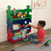Система хранения "Пазл", яркий (Puzzle Book Shelf - Primary)